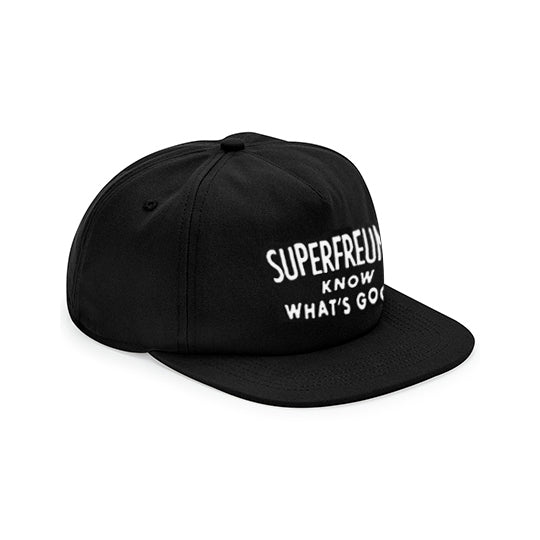 SUPERFREUNDE - BASECAP 'KNOW WHAT'S GOOD' (One Size, 5 Panel Cap)