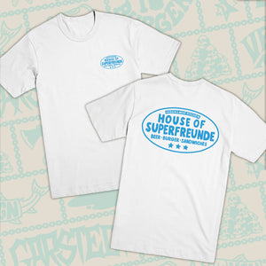 Pre-Order*: HOUSE OF SUPERFREUNDE - T-Shirt 'AMERICAN DELI' (S - XXXL) - SUPERFREUNDE